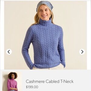 Garnet Hill Cashmere Sweater